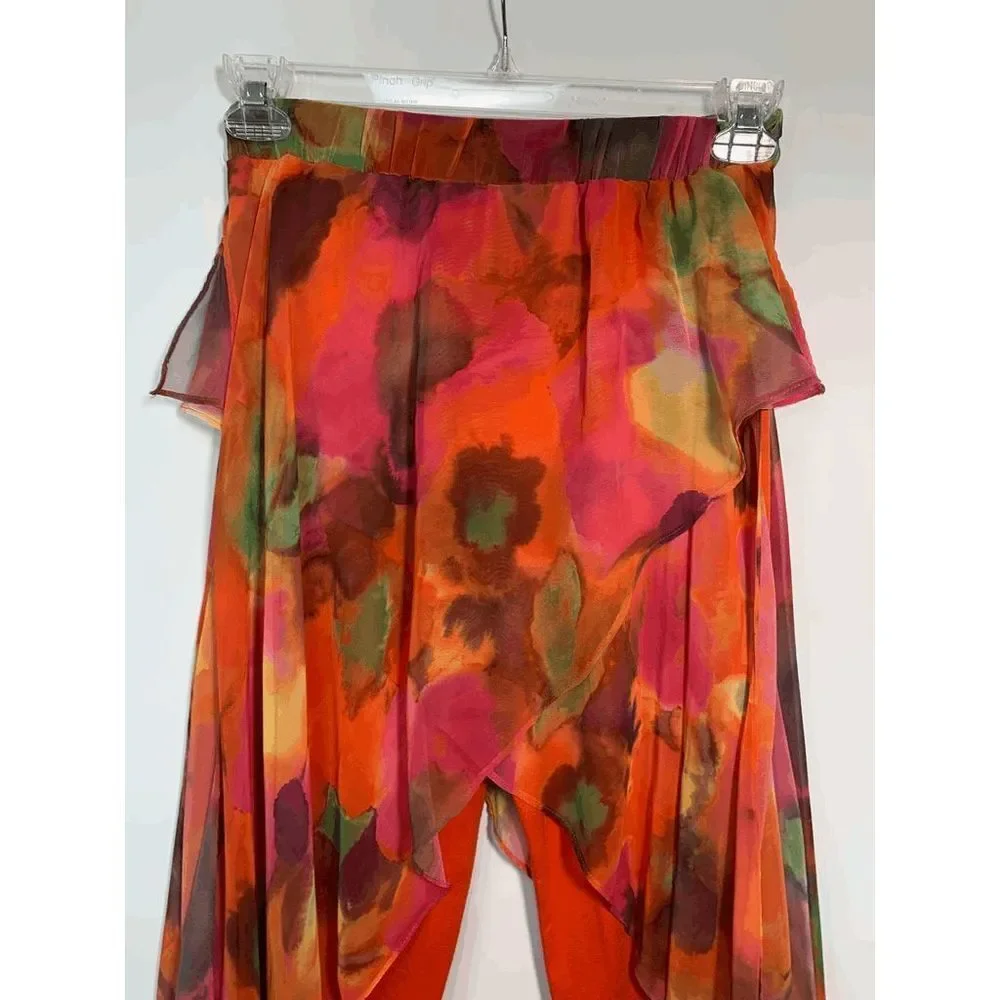 Cache Multicolor Scarf Draped Leggings Size Small - Picture 4 of 8
